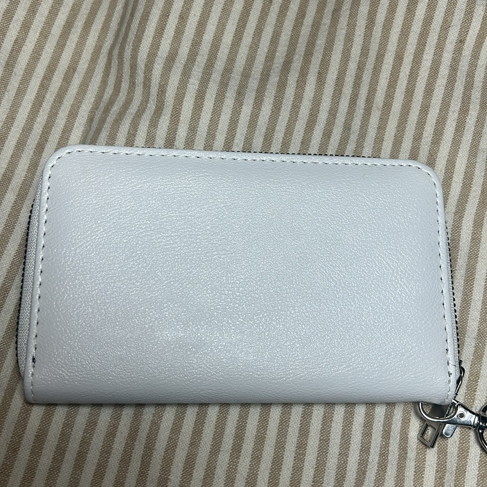 White Wallet With Butterfly On It. - image 3